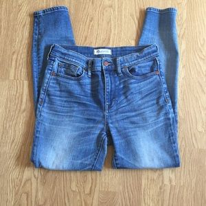 Madewell highriser skinny jeans
